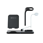 Chargeur sans fil rapide N35 3 en 1 design séparé pour iPhone, Apple Watch, AirPods