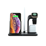 Chargeur sans fil rapide N35 3 en 1 design séparé pour iPhone, Apple Watch, AirPods