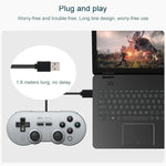 Manette de jeu filaire USB 8Bitdo SN30 PRO pour Switch / Steam / PC, SN30 PRO filaire (gris)