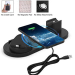 Chargeur sans fil amélioré HQ-UD15 6 en 1 pour iPhone, Apple Watch, AirPods et autres téléphones Android