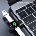 Chargeur magnétique sans fil portable universel K02 pour Apple Watch Series 6 / 5 / SE / 4 / 3 / 2 / 1