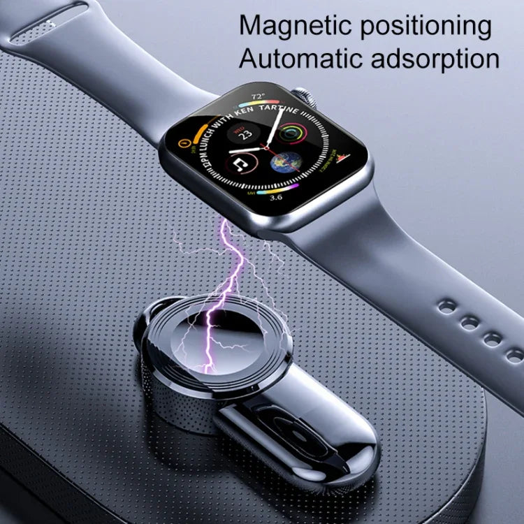 Chargeur magnétique sans fil portable universel K02 pour Apple Watch Series 6 / 5 / SE / 4 / 3 / 2 / 1