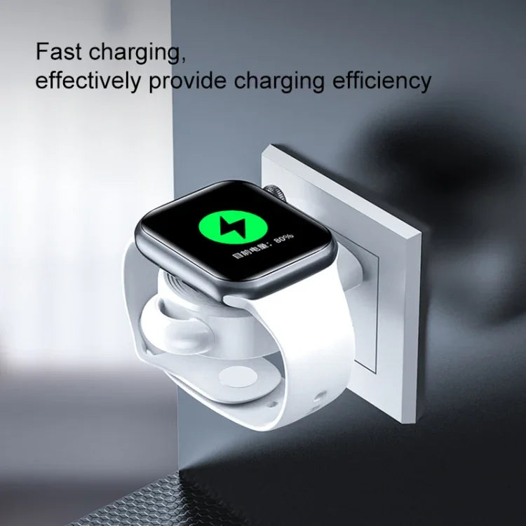 Chargeur magnétique sans fil portable universel K02 pour Apple Watch Series 6 / 5 / SE / 4 / 3 / 2 / 1