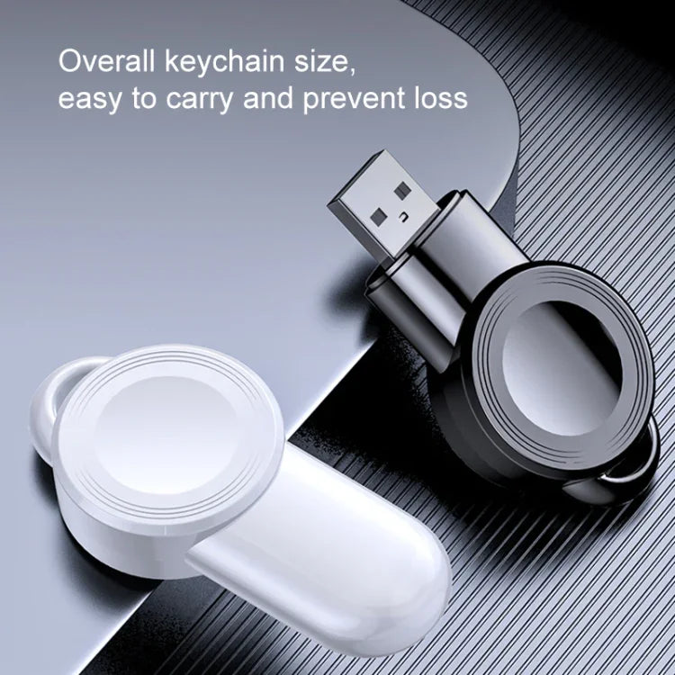 Chargeur magnétique sans fil portable universel K02 pour Apple Watch Series 6 / 5 / SE / 4 / 3 / 2 / 1