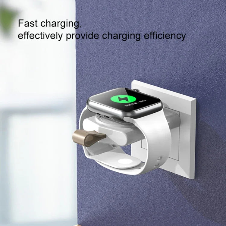 Chargeur magnétique sans fil portable universel K03 pour Apple Watch Series 6 / 5 / SE / 4 / 3 / 2 / 1