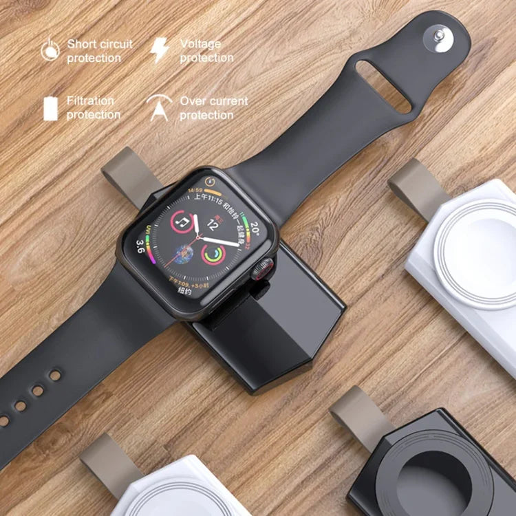 Chargeur magnétique sans fil portable universel K03 pour Apple Watch Series 6 / 5 / SE / 4 / 3 / 2 / 1