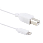 Câble MIDI adaptateur 8 broches vers Type-B mâle pour piano/piano électronique, 1 m