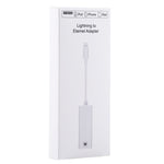 Câble adaptateur réseau LAN Ethernet NK107A1 8 broches vers RJ45 pour iPhone/iPad Series, longueur totale : 16 cm