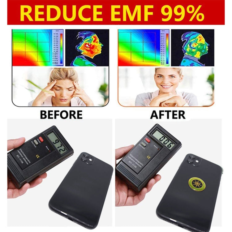 Anti Electromagnetic Radiation Mobile Phone Sticker, 1pc