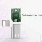 Convertisseur audio 2 en 1 8 broches 5V 1A pour écoute/appel, adaptateur pour écouteurs, IP8P3681B, IP8P3681S