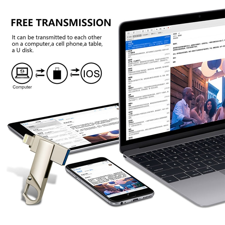 RQW-10F Clé USB 2.0 et 8 broches 2 en 1 de 32 Go, RQW-10F