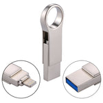 Clé USB RQW-10D 2 en 1 USB 2.0 et 8 broches 64 Go, RQW-10D