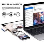 Clé USB RQW-10D 2 en 1 USB 2.0 et 8 broches 64 Go, RQW-10D
