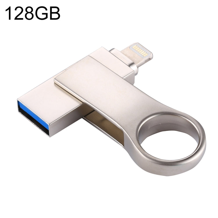 RQW-10D Clé USB 2.0 et 8 broches 2 en 1 de 128 Go, RQW-10D
