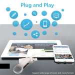 RQW-10D Clé USB 2.0 et 8 broches 2 en 1 de 128 Go, RQW-10D