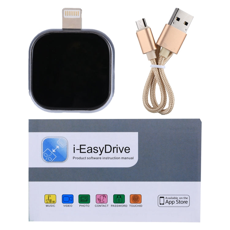 Clé USB multifonction RQW-18S 8 broches 16 Go avec câble USB/Micro USB vers Micro USB, RQW-18S Noir, RQW-18S Or