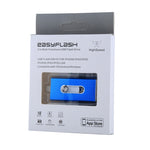 Clé USB 2.0 & 8 broches & Micro USB 3 en 1 RQW-02 128 Go, RQW-02 bleue
