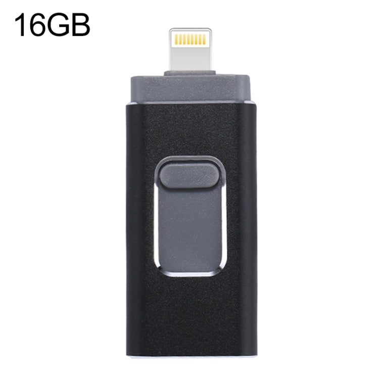 easyflash RQW-01B Clé USB 3 en 1 USB 2.0 & 8 Broches & Micro USB 16 Go, RQW-01B Noir, RQW-01B Or, RQW-01B Or Rose, RQW-01B Argent