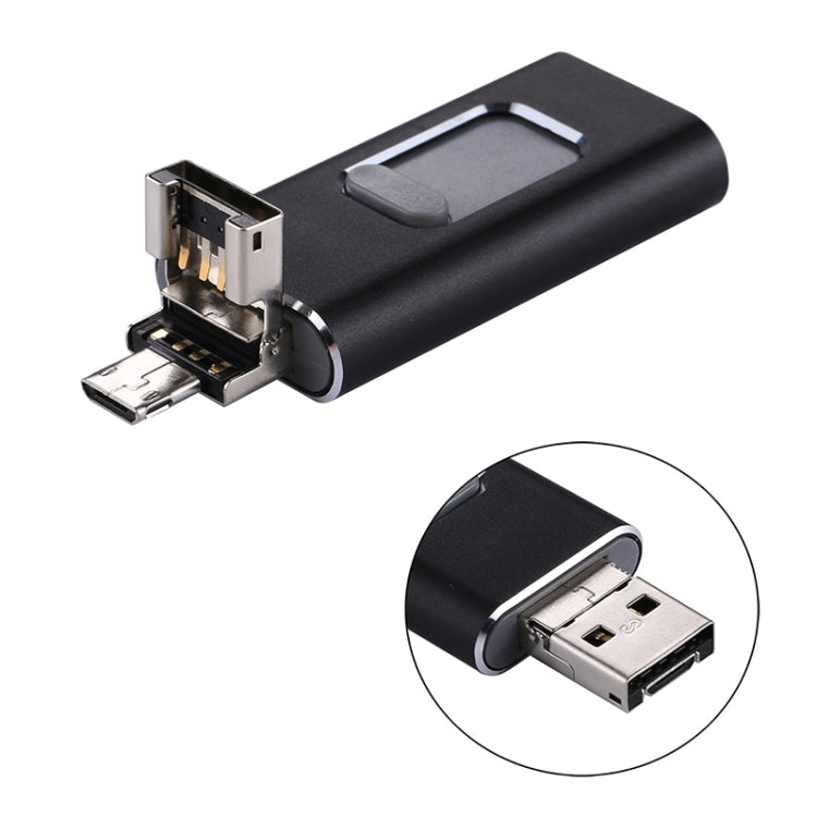 easyflash RQW-01B Clé USB 3 en 1 USB 2.0 & 8 Broches & Micro USB 16 Go, RQW-01B Noir, RQW-01B Or, RQW-01B Or Rose, RQW-01B Argent