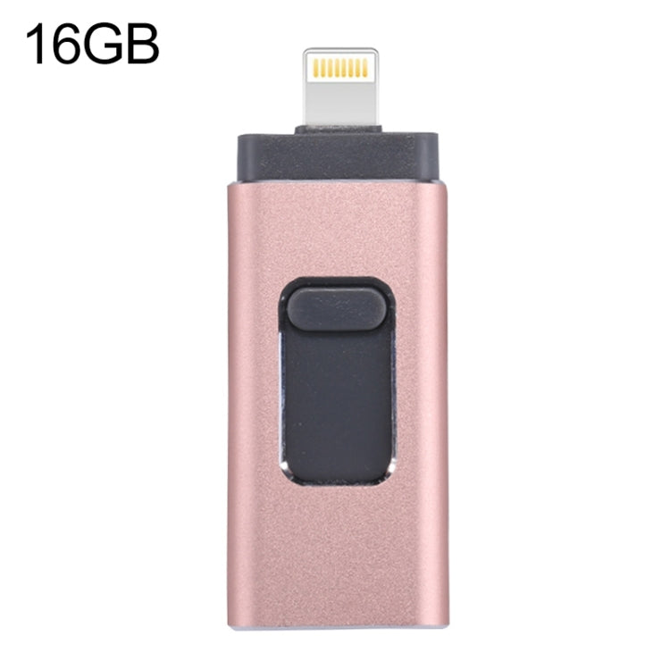 easyflash RQW-01B Clé USB 3 en 1 USB 2.0 & 8 Broches & Micro USB 16 Go, RQW-01B Noir, RQW-01B Or, RQW-01B Or Rose, RQW-01B Argent