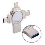 Clé USB 4 en 1 USB 2.0, 8 broches, Micro USB et USB-C / Type-C RQW-11S 64 Go, RQW-11S