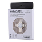 Clé USB 4 en 1 USB 2.0, 8 broches, Micro USB et USB-C / Type-C RQW-11S 64 Go, RQW-11S