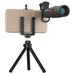 Objectif universel 18X Téléobjectif 3 en 1 + Trépied + Clip pour téléphone portable, APL-T18ZJ