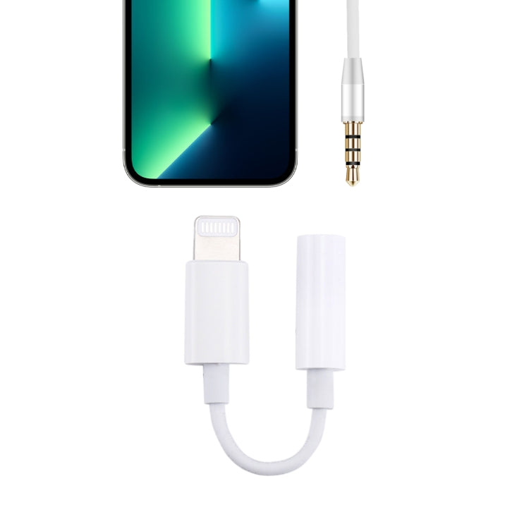 Câble adaptateur audio mâle 8 broches vers femelle 3,5 mm, besoin de connecter le Bluetooth, longueur : environ 7,5 cm, prend en charge le Bluetooth
