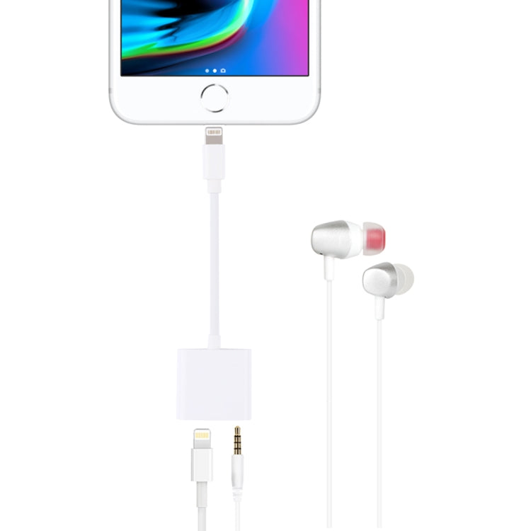 Adaptateur convertisseur 8 broches femelle + audio 3,5 mm femelle vers 8 broches mâle pour recharger et écouter