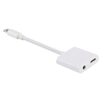 Adaptateur convertisseur 8 broches femelle + audio 3,5 mm femelle vers 8 broches mâle pour recharger et écouter