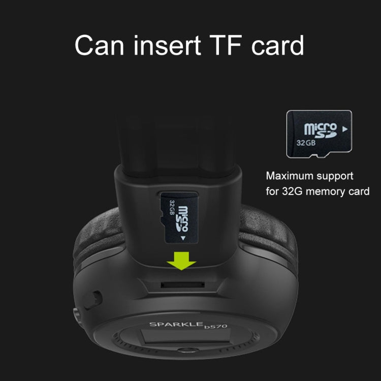 Pour téléphones portables et tablettes et ordinateurs portables, prend en charge une carte TF de 32 Go maximum, B570