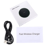 Station de charge sans fil rapide Q21 avec voyant lumineux, Q21 Noir, Q21 Or, Q21 Rouge