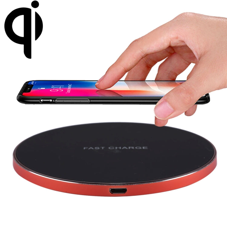Station de charge sans fil rapide Q21 avec voyant lumineux, Q21 Noir, Q21 Or, Q21 Rouge