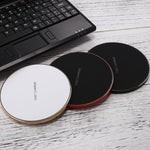 Station de charge sans fil rapide Q21 avec voyant lumineux, Q21 Noir, Q21 Or, Q21 Rouge