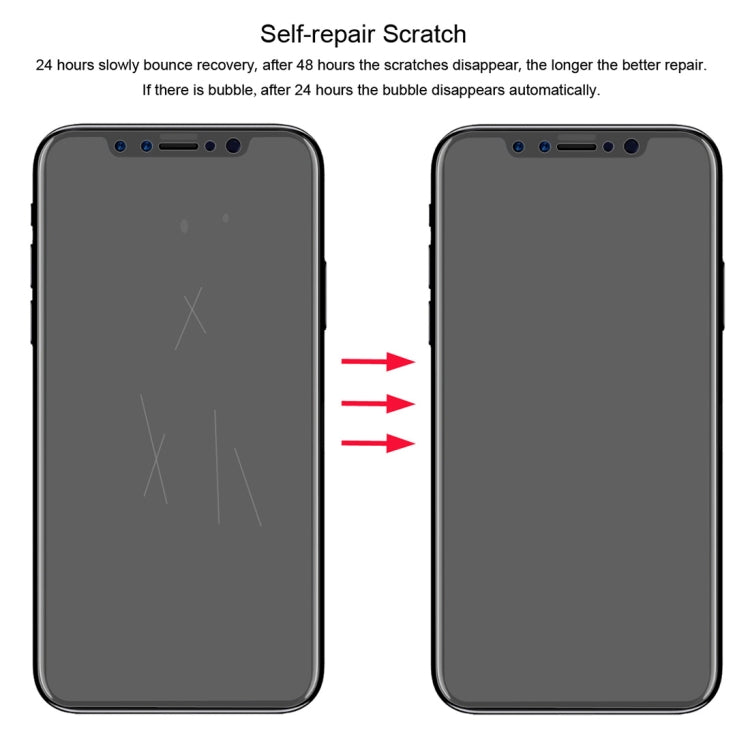 ENKAY Hat-Prince 0.1mm Protecteur d'écran 3D intégral Film Hydrogel Antidéflagrant pour iPhone XS, Matériau TPU+TPE+PET, iPhone XS
