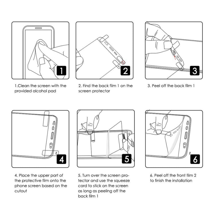 ENKAY Hat-Prince Film de protection d'écran intégral 3D antidéflagrant en hydrogel 0,1 mm pour iPhone XS Max, matériau TPU+TPE+PET, iPhone XS Max