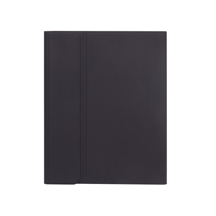 Étui pour tablette avec clavier Bluetooth détachable X-11B à texture unie pour iPad Pro 11 pouces 2020 / 2018, avec fente pour stylet, clavier noir