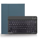 Étui pour tablette avec clavier Bluetooth détachable X-11B à texture unie pour iPad Pro 11 pouces 2020 / 2018, avec fente pour stylet, clavier noir