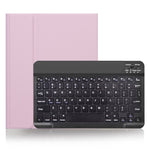 Étui pour tablette avec clavier Bluetooth détachable X-11B à texture unie pour iPad Pro 11 pouces 2020 / 2018, avec fente pour stylet, clavier noir