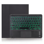 Étui pour tablette avec clavier Bluetooth détachable X-11BCS, texture unie, pour iPad Pro 11 pouces 2020 / 2018, avec pavé tactile, fente pour stylo et rétroéclairage