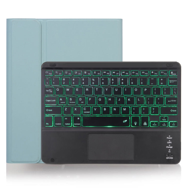 Étui pour tablette avec clavier Bluetooth détachable X-11BCS, texture unie, pour iPad Pro 11 pouces 2020 / 2018, avec pavé tactile, fente pour stylo et rétroéclairage