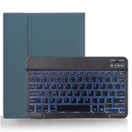 Coque de protection pour tablette X-11BS Skin Plain Texture avec clavier Bluetooth détachable pour iPad Pro 11 pouces 2020 / 2018, avec emplacement pour stylo et rétroéclairage, clavier noir