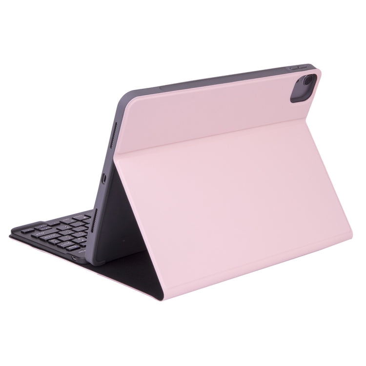Coque de protection pour tablette X-11BS Skin Plain Texture avec clavier Bluetooth détachable pour iPad Pro 11 pouces 2020 / 2018, avec emplacement pour stylo et rétroéclairage, clavier noir