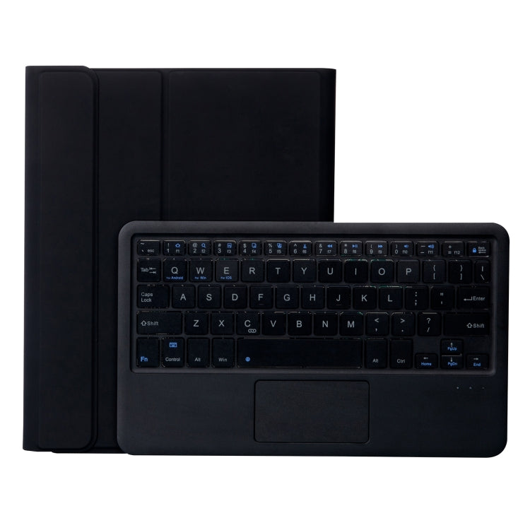 YT11B-A Étui en cuir avec clavier Bluetooth détachable couleur bonbon, pavé tactile, fente pour stylet et support pour iPad Pro 11 2022 / 2021 / Air 5 / Air 4, pour iPad Pro 11 2022 / 2021 / Air 5 / Air 4