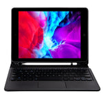 YT11B-A Étui en cuir avec clavier Bluetooth détachable couleur bonbon, pavé tactile, fente pour stylet et support pour iPad Pro 11 2022 / 2021 / Air 5 / Air 4, pour iPad Pro 11 2022 / 2021 / Air 5 / Air 4