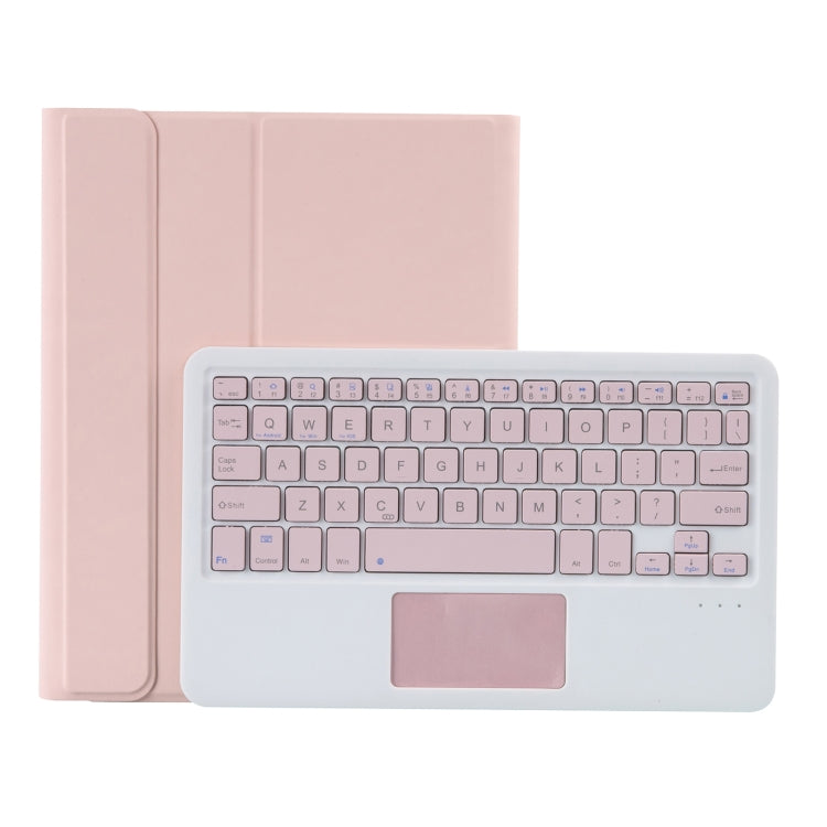 YT11B-A Étui en cuir avec clavier Bluetooth détachable couleur bonbon, pavé tactile, fente pour stylet et support pour iPad Pro 11 2022 / 2021 / Air 5 / Air 4, pour iPad Pro 11 2022 / 2021 / Air 5 / Air 4