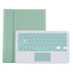 YT11B-A Étui en cuir avec clavier Bluetooth détachable couleur bonbon, pavé tactile, fente pour stylet et support pour iPad Pro 11 2022 / 2021 / Air 5 / Air 4, pour iPad Pro 11 2022 / 2021 / Air 5 / Air 4