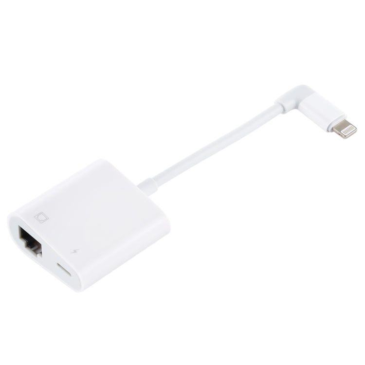 NK-1035 Adaptateur de Fonction Port Ethernet + 8 Broches Femelle vers 8 Broches Mâle Coudé