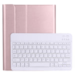 A11B Bluetooth 3.0 Ultra-thin ABS Detachable Bluetooth Keyboard Leather Tablet Case with Holder & Pen Slot for iPad Pro 11 2022 / 2021 / Air 5 / Air 4, For iPad Pro 11 2022 / 2021 / Air 5 / Air 4