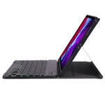 Étui pour tablette A11BS ultra-mince en ABS avec clavier Bluetooth détachable, rétroéclairage, fente pour stylet et support, pour iPad Pro 11 2022 / 2021 / Air 5 / Air 4
